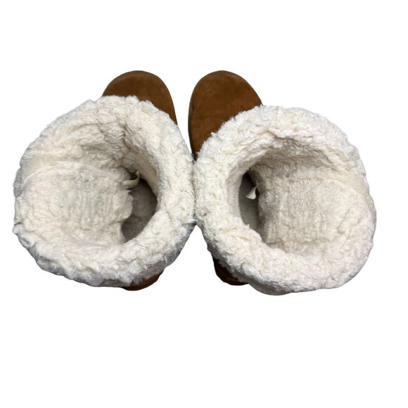 Koolaburra by UGG Kinslei Tall Brown Boot Suede Sheepskin 1096409 Wom US 8 2/$25 - Picture 11 of 14